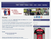 Tablet Screenshot of lifebalancesports.com